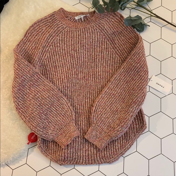 Frame Denim Pink Ribbed Sweater - Picture 4 of 7